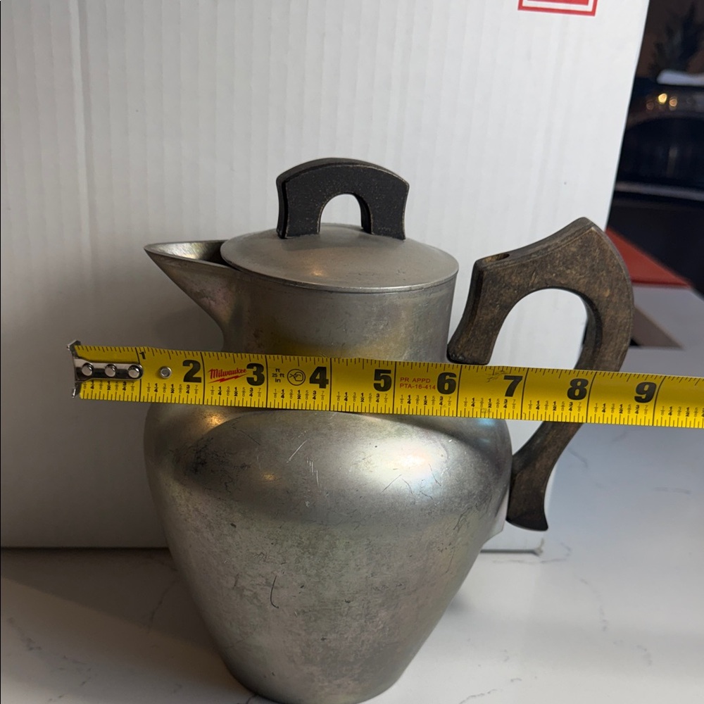Vintage Stylish Silver and Black Pitcher - Picture 13 of 14